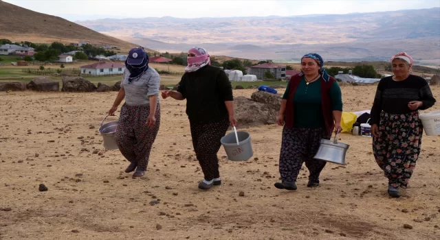 Muş’ta kadınların yayladaki süt sağım mesaisi sürüyor