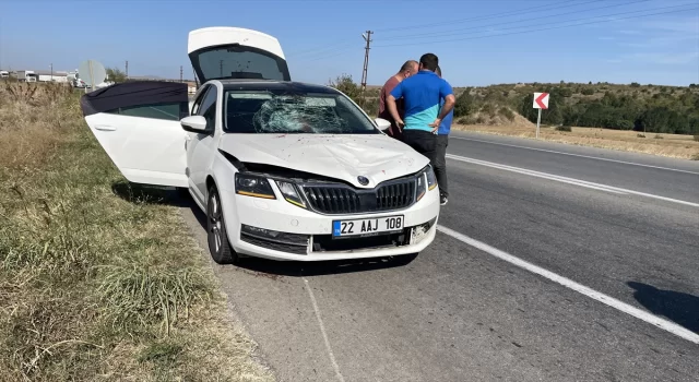 Edirne’de otomobilin çarptığı yaya hayatını kaybetti