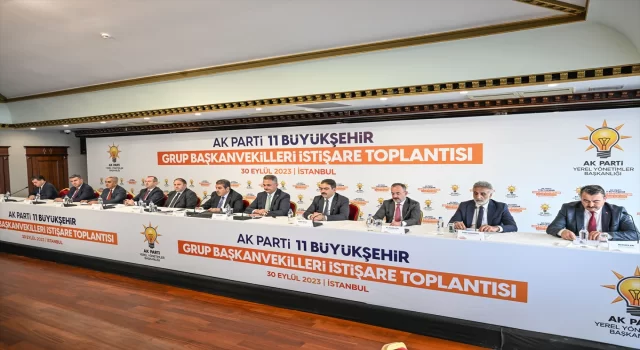 CHP’li 11 büyükşehir belediyesinin AK Parti grup başkanvekilleri İstanbul’da toplandı