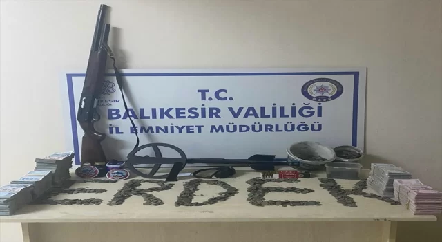 Balıkesir’de tarihi eser operasyonunda 3 sanık yakalandı