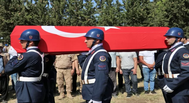 Muğla’da kazada yaşamını yitiren uzman çavuşun cenazesi Hatay’da defnedildi