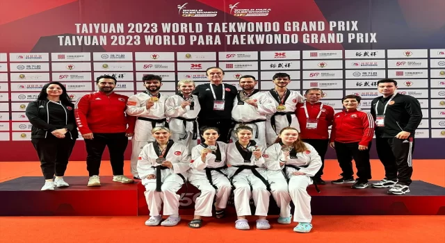 Para tekvandocular, Taiyuan Grand Prix’sinde 8 madalya kazandı