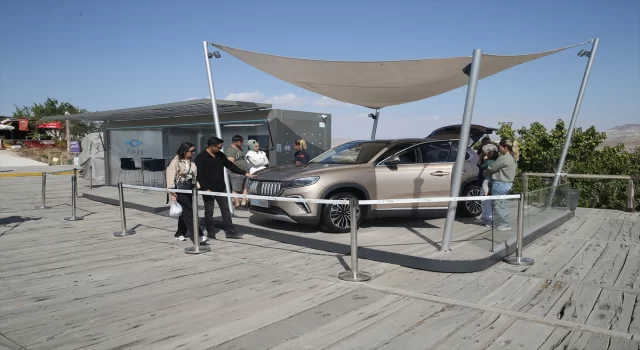 Türkiye’nin yerli otomobili Togg Kapadokya’da tanıtıldı