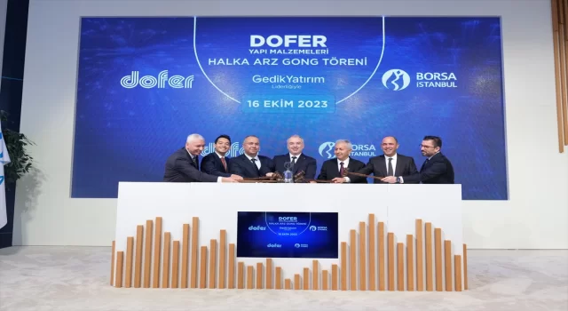 Borsa İstanbul’da gong, Dofer Yapı için çaldı