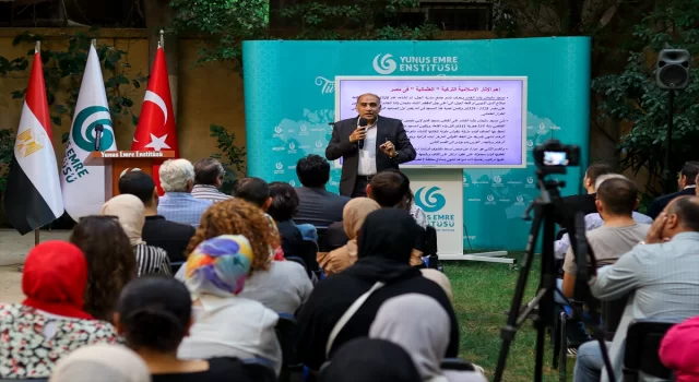 Kahire Yunus Emre Enstitüsünde ”Mısır’daki Türk Eserleri Konferansı” düzenlendi