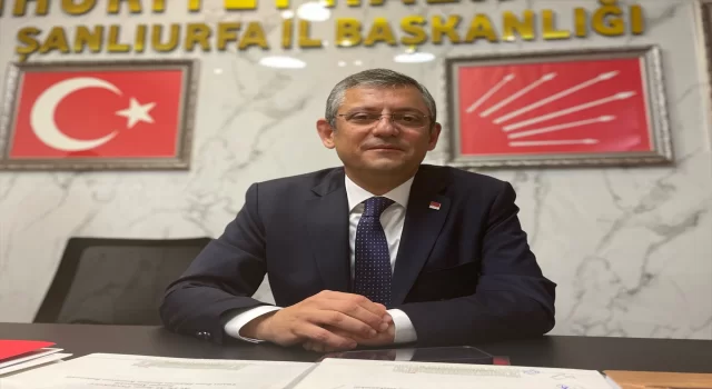 CHP Genel Başkan adayı Özgür Özel, Şanlıurfa’da konuştu: