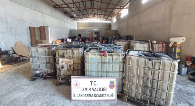 İzmir’de 27 bin 500 litre kaçak akaryakıt ele geçirildi