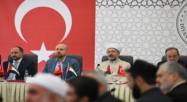 Diyanet İşleri Başkanlığınca ”Sivil Toplum Kuruluşları ile Filistin İstişare Toplantısı” yapıldı