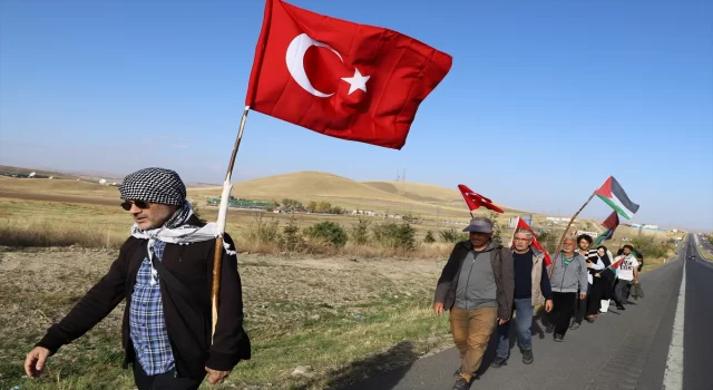 İstanbul’dan Gazze’ye başlatılan ”Hürlerin Yürüyüşü” devam ediyor