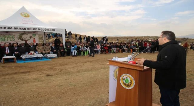 Doğu Anadolu’da fidanlar toprakla buluşturuldu