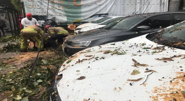 İstanbul’un bazı bölgelerinde sağanak etkili oluyor