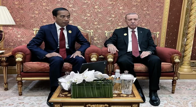 Cumhurbaşkanı Erdoğan, Endonezya Cumhurbaşkanı Widodo ile görüştü