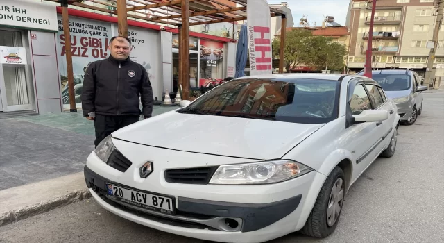 İsrail’in saldırılarından etkilenen Filistinlilere destek için arabasını bağışladı