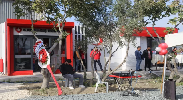 Hatay’da, Türk Kızılay kan bağış noktası açıldı