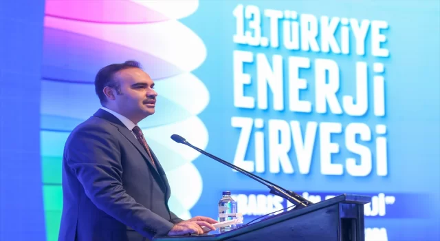 Bakan Kacır, 13. Türkiye Enerji Zirvesi’nde konuştu: