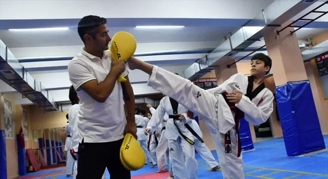 Ağabeyine özenerek başladığı tekvandoda şampiyon oldu