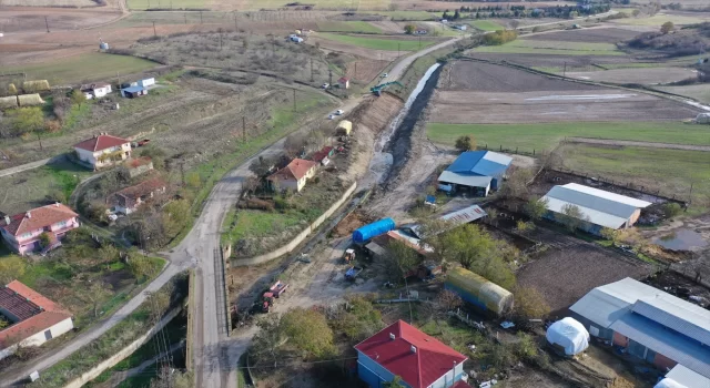 Edirne’de taşkınlara karşı dereler ıslah ediliyor