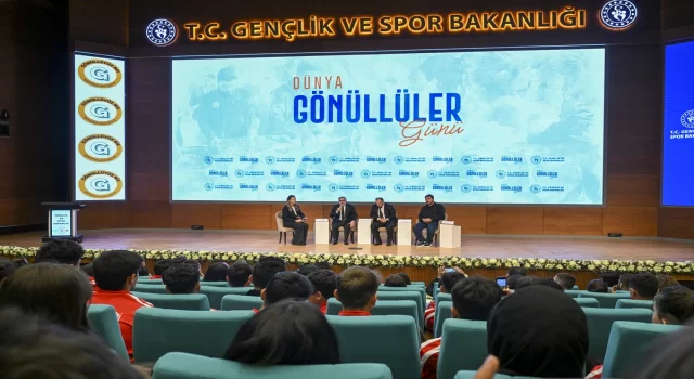 Gençlik ve Spor Bakanı Bak, 5 Aralık Dünya Gönüllüler Günü Programı’nda konuştu: