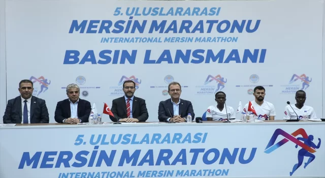 ”Uluslararası Mersin Maratonu”nun tanıtım toplantısı yapıldı 