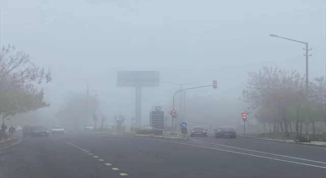 Diyarbakır’da sis etkili oldu