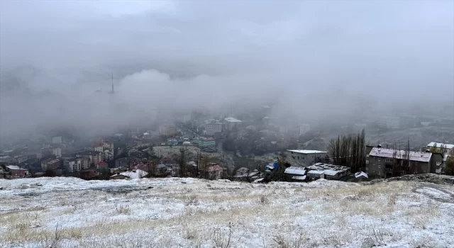 Hakkari’de kar ve sis ulaşımı aksatıyor