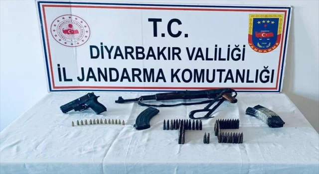 Diyarbakır’da silah ve mühimmat ele geçirildi, 1 şüpheli gözaltına alındı