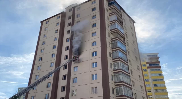 Kayseri’de apartman dairesinde çıkan yangın söndürüldü