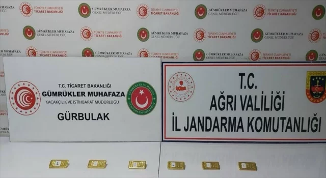 Ağrı’da ayakkabılarına 6 kilogram külçe altın saklayan 2 şüpheli yakalandı