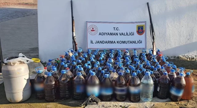 Adıyaman’da sahte içki operasyonunda 3 şüpheli yakalandı