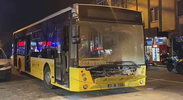 Sarıyer’de seyir halindeki İETT otobüsünde çıkan yangın söndürüldü