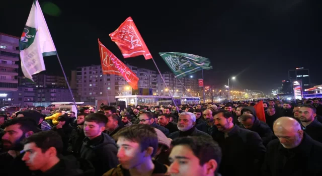 Diyarbakır’da İsrail’in Gazze’ye saldırıları protesto edildi