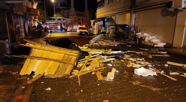 Amasya’da şiddetli rüzgar yaşamı olumsuz etkiledi