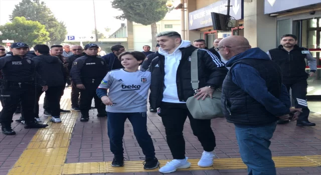 Beşiktaş kafilesi, Hatayspor karşılaşması için Mersin’e geldi 