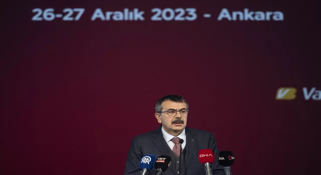 Milli Eğitim Bakanı Tekin ”Öğretmenlerin Gözüyle Cumhuriyet’in 100. Yılında Eğitim Sempozyumu”nda konuştu: