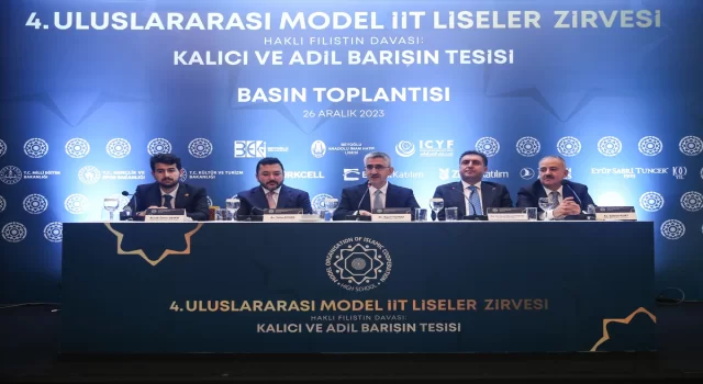 4. Uluslararası Model İslam İşbirliği Teşkilatı Liseler Zirvesi İstanbul’da düzenlenecek