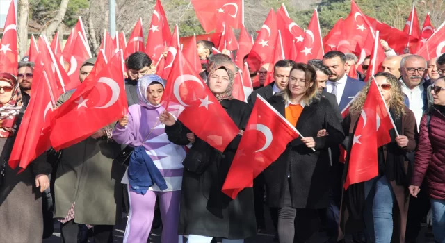 Kayseri’de terör saldırıları protesto edildi