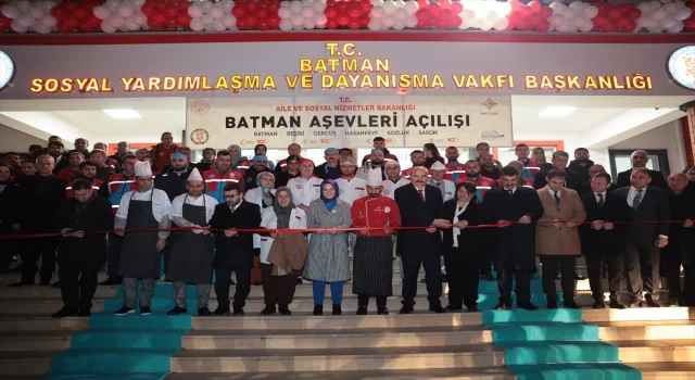 Aile ve Sosyal Hizmetler Bakanı Göktaş, Batman’da aşevi açılışına katıldı