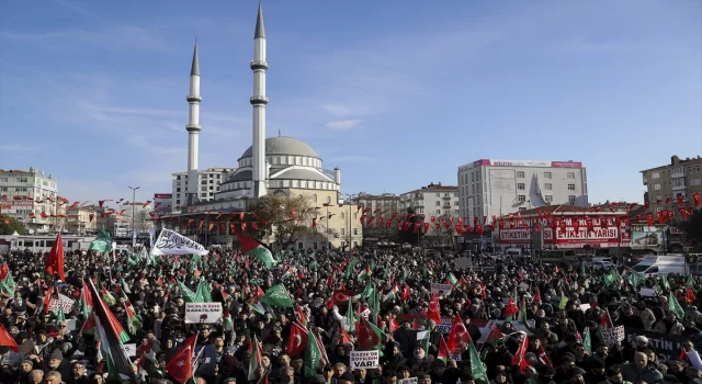 Bağcılar’da ”Şehitlerimiz ve Filistin İçin Yürüyoruz” etkinliği