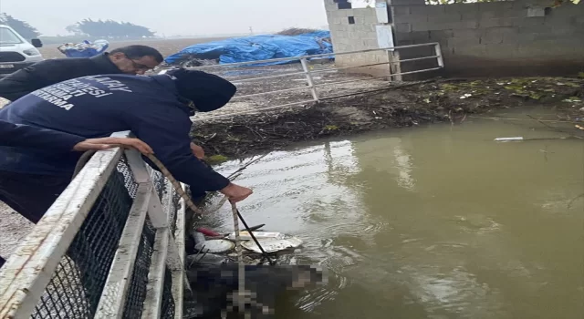 Hatay’da sulama kanalında erkek cesedi bulundu