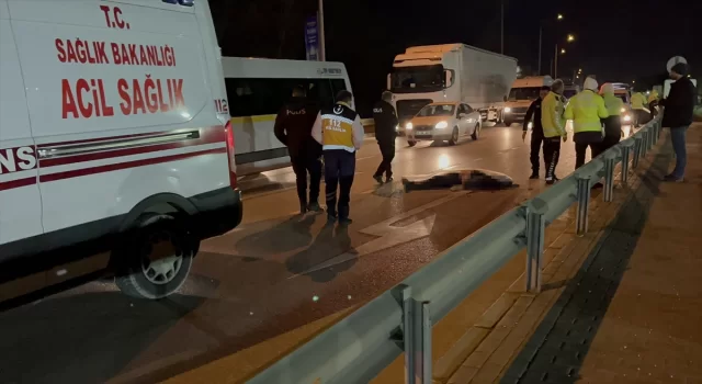 Bursa’da devrilen motosikletin sürücüsü öldü