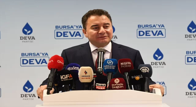 DEVA Partisi Genel Başkanı Babacan, Bursa’da partililerle bir araya geldi: