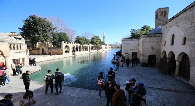 Balıklıgöl’de yarıyıl tatili yoğunluğu yaşanıyor