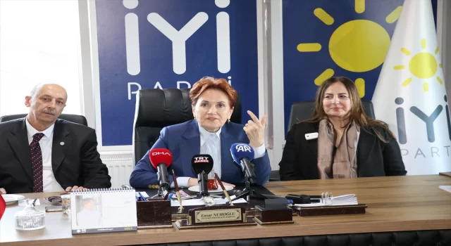 İYİ Parti Genel Başkanı Akşener, Erzurum’da partililerle buluştu: