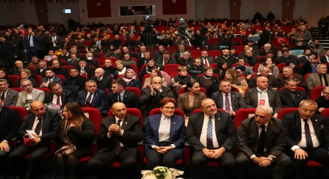 İYİ Parti Genel Başkanı Akşener, Erzurum’da belediye başkan adaylarını tanıttı: