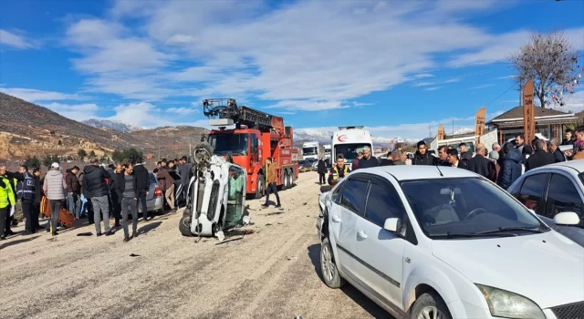 Adıyaman’da zincirleme trafik kazasında 3 kişi yaralandı