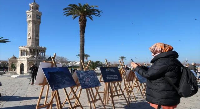 İzmir’de, depremlerin birinci yılında sergi açıldı, anma etkinliği düzenlendi