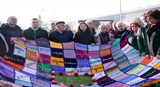 Ankara gar saldırısında hayatını kaybedenler anıldı