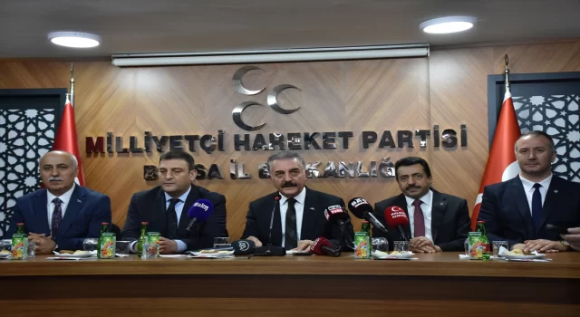 MHP Genel Sekreteri İsmet Büyükataman, Bursa’da konuştu: