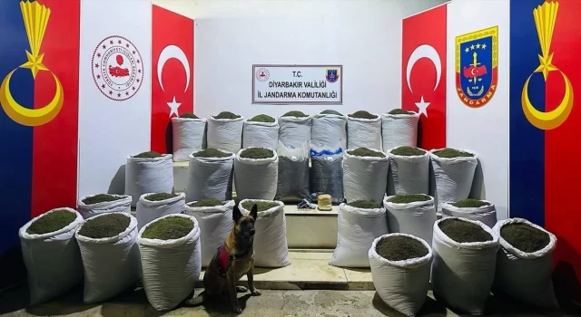 Diyarbakır’da 611 kilogram toz esrar ele geçirildi