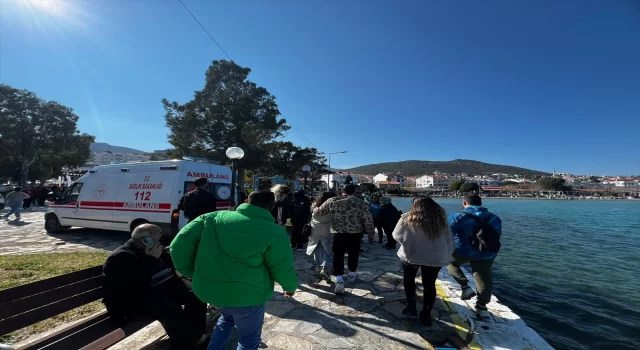 Datça’da fotoğraf çektirmek isterken denize düşen 2 kadın yaralandı